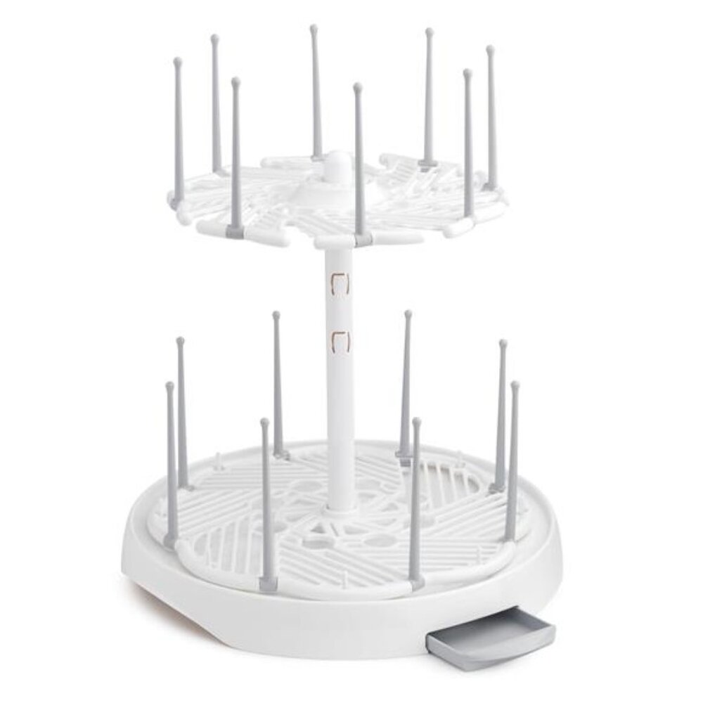 White High Capacity Drying Rack for Baby Feeding Bottles and Accessories‎